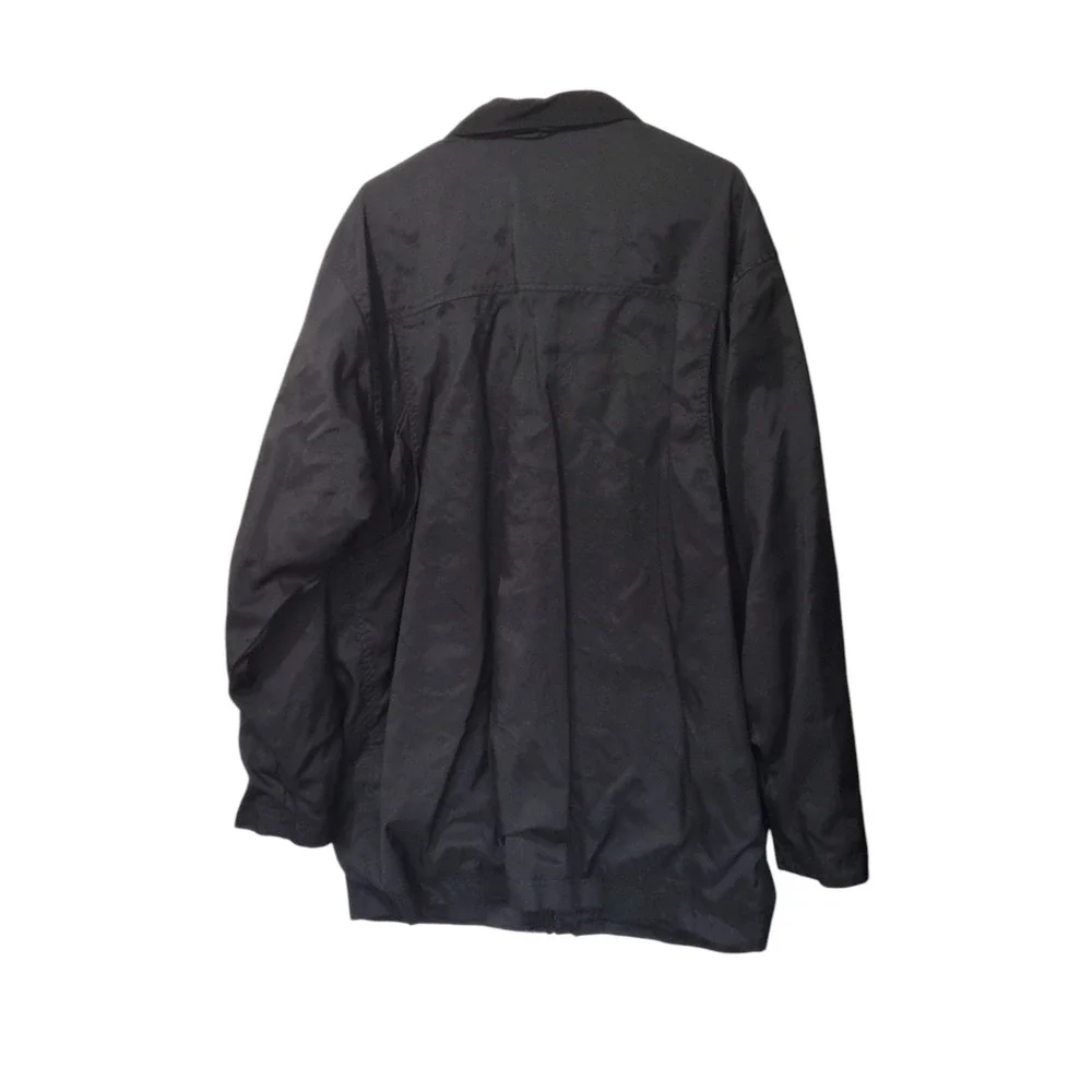 Vintage Nike Jacket Mens‎ L Black White 90s Tag Swoosh Team Sports